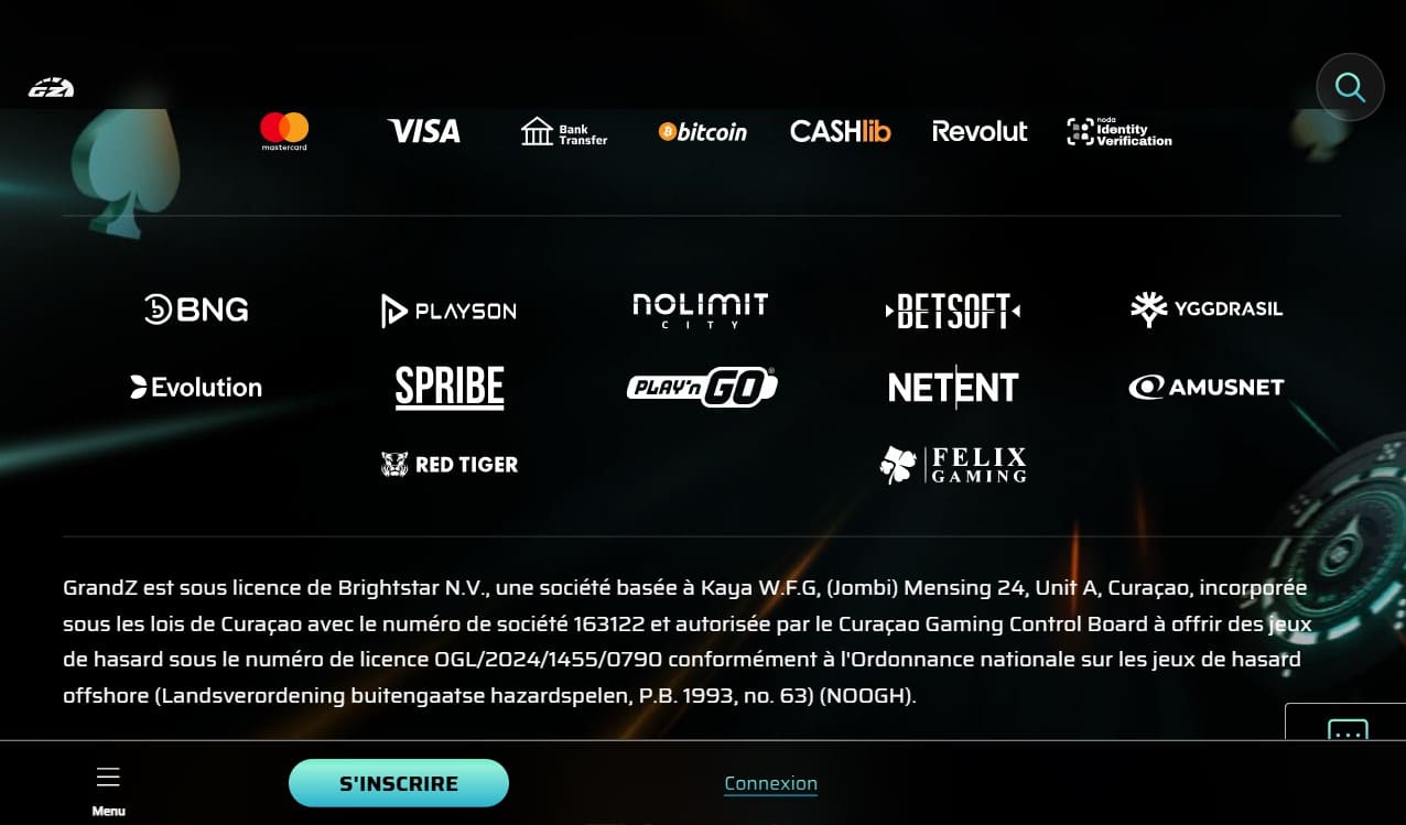 Portail Grandz Casino Site Officiel 2025 du GrandzCasino en ligne Fiable